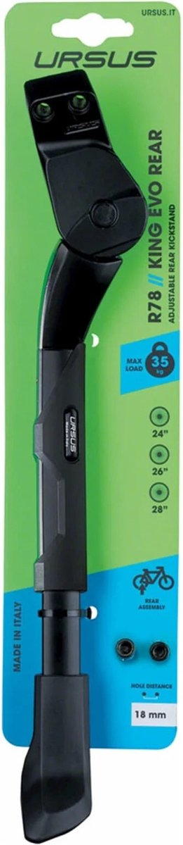 Ursus Standard King Evo Achtervork R18 Schwarz