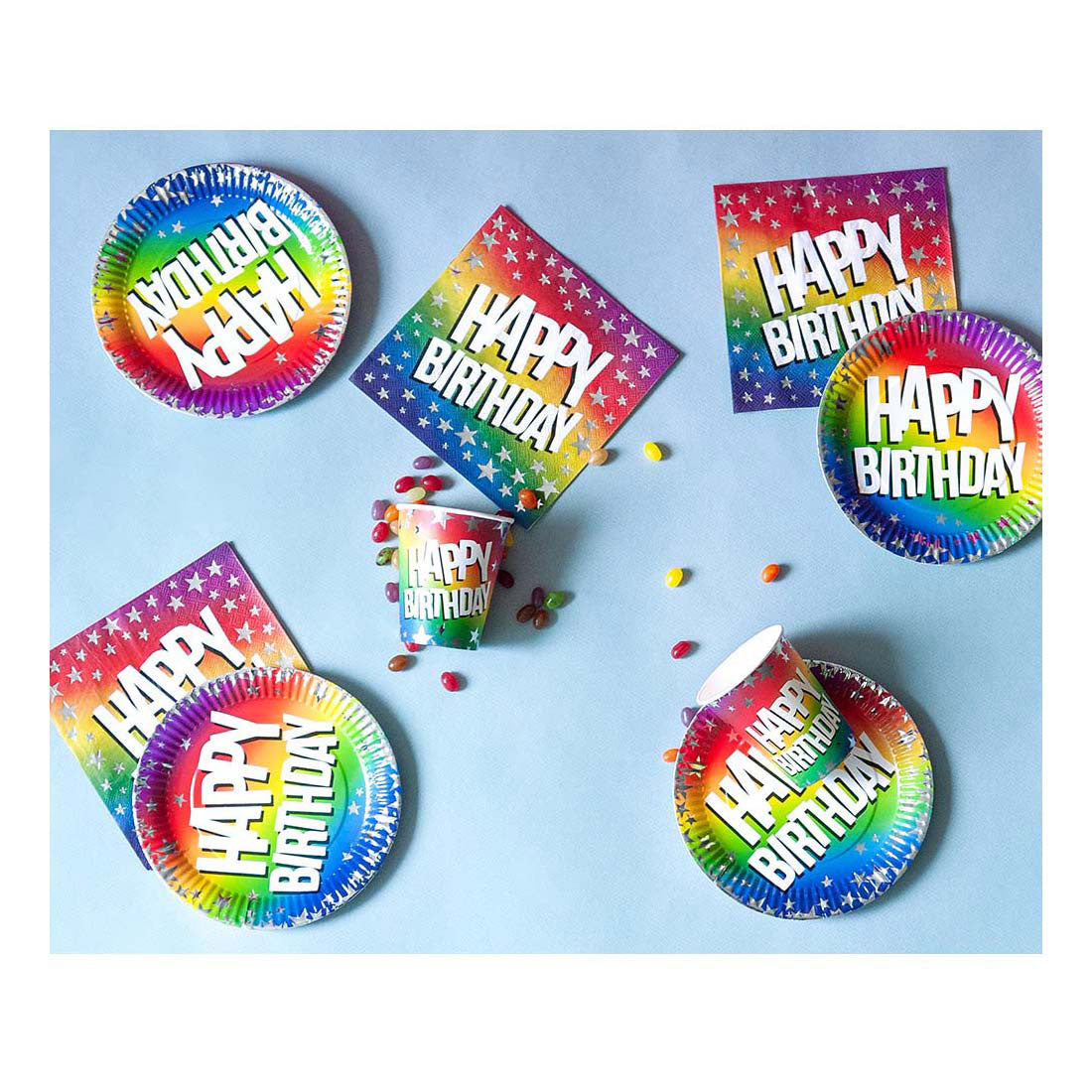 Boland Papierservietten Happy Birthday, 20 Stk.
