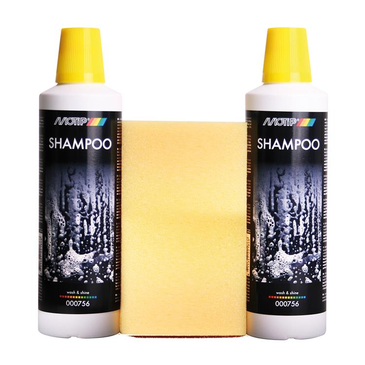 Motip 1051510 - Shampoo Wash and Shine Flasche 2x 500ml | 1 Stk