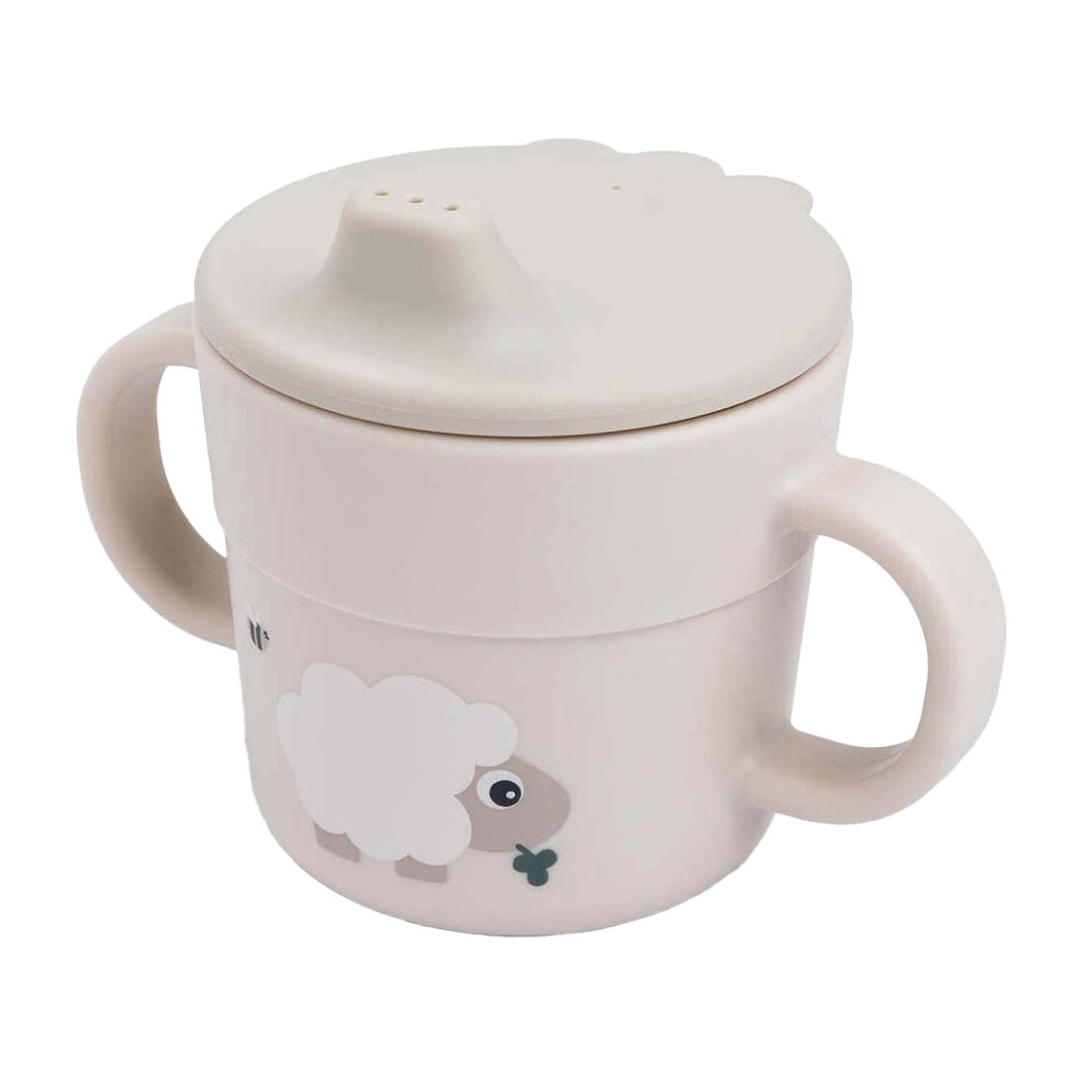 Done by Deer Trinkbecher Small Farm Beige, 215 ml