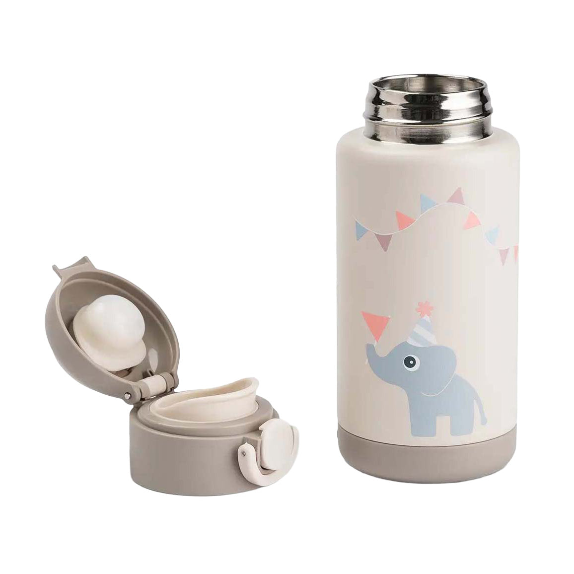 Done by Deer isolierte Trinkflasche Celebration – Beige