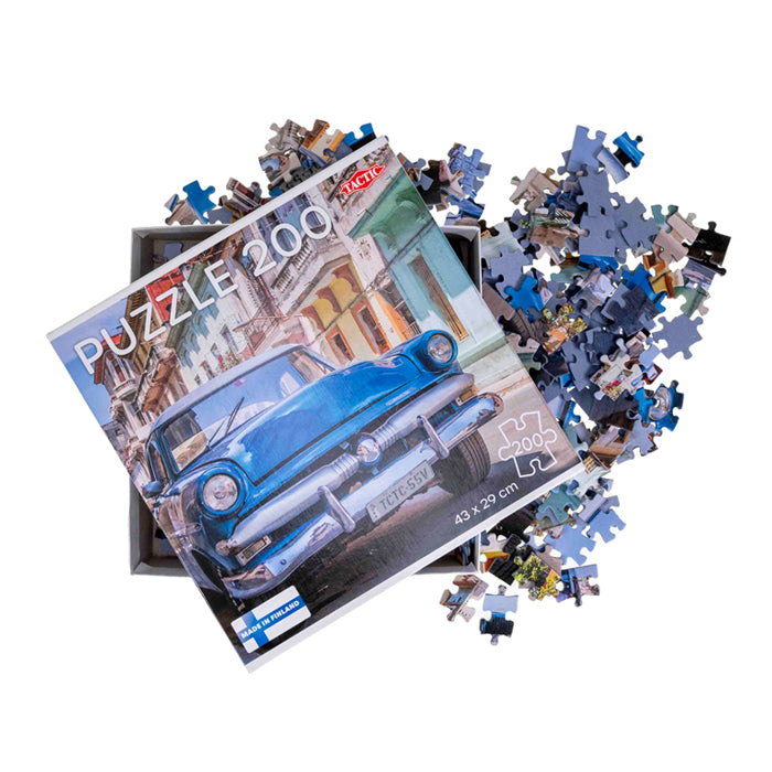 Taktisches Puzzle -Vintage -Auto in Havanna, 200st.