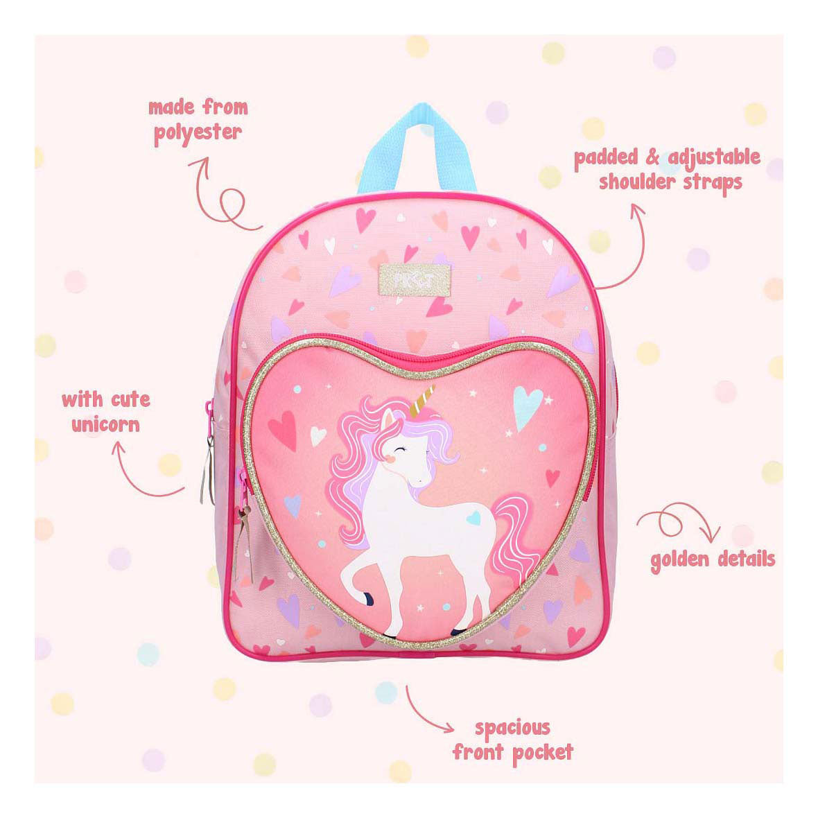 Vadobag lustiger Rucksack Happy Go Lucky Einhorn