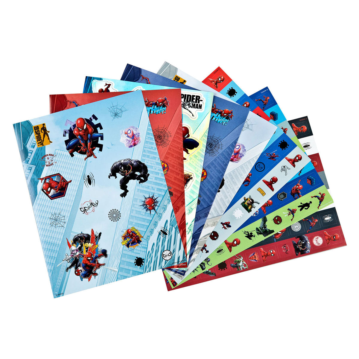 Undercover Sticker Fun Marvel Spiderman, 8 Blätter