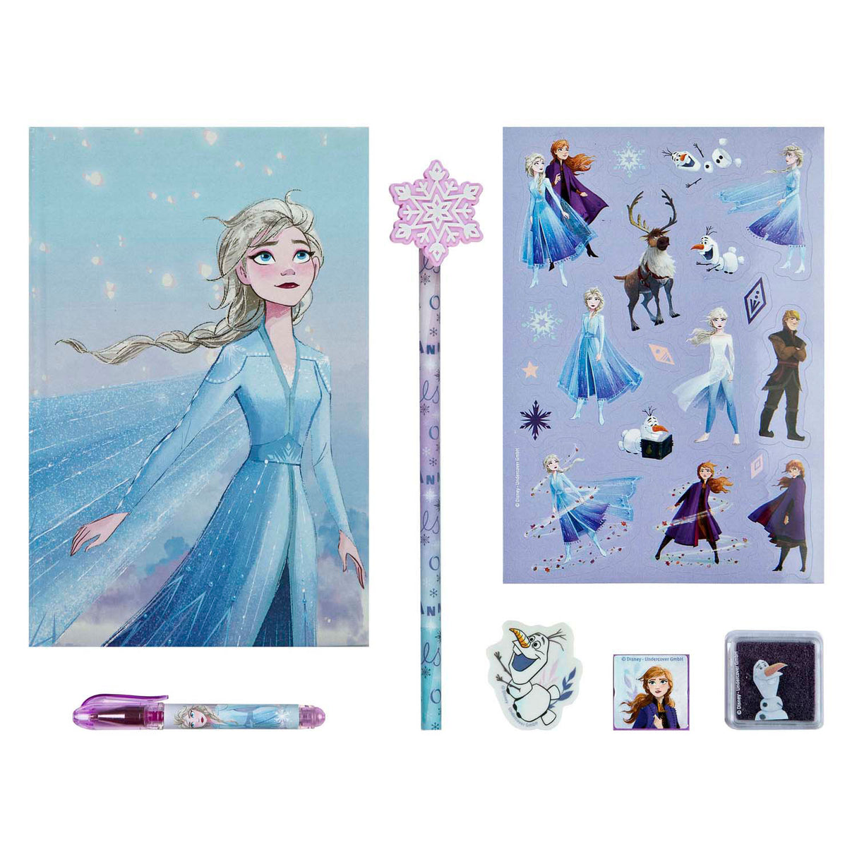 Undercover Notizblock-Set Frozen - 7-tlg.