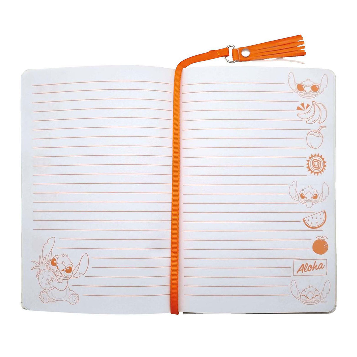 Notizbuch mit Glitzer sticken
