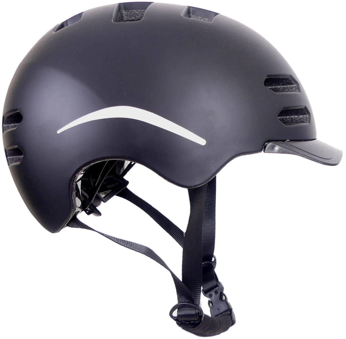 Edge Fahrradhelm Urban E-Bike Pedelec groß (58–62 cm) – Schwarz – NTA 8776 Gütezeichen (Moped Speed Pedelec)