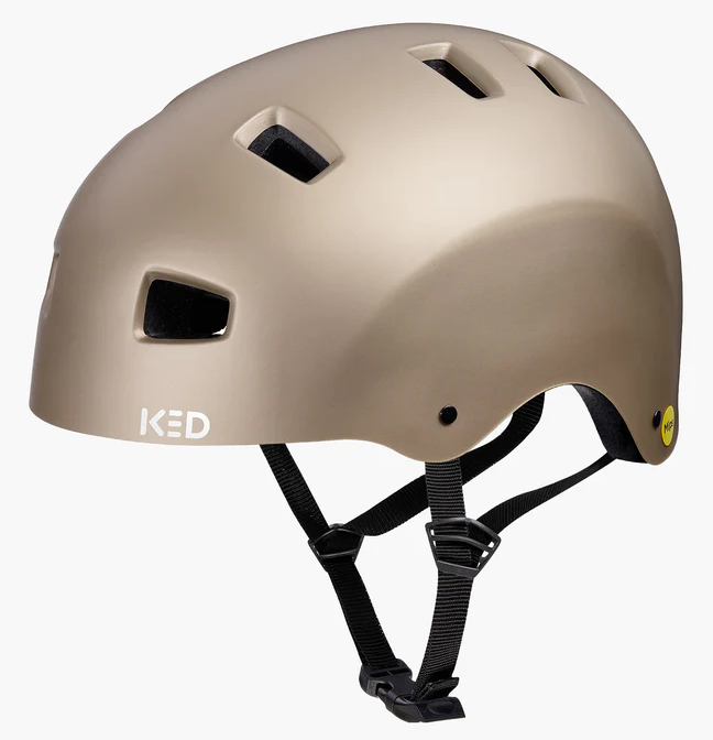 KED-Fahrradhelm Citro L (57-62 cm) Gold Metallic Matt