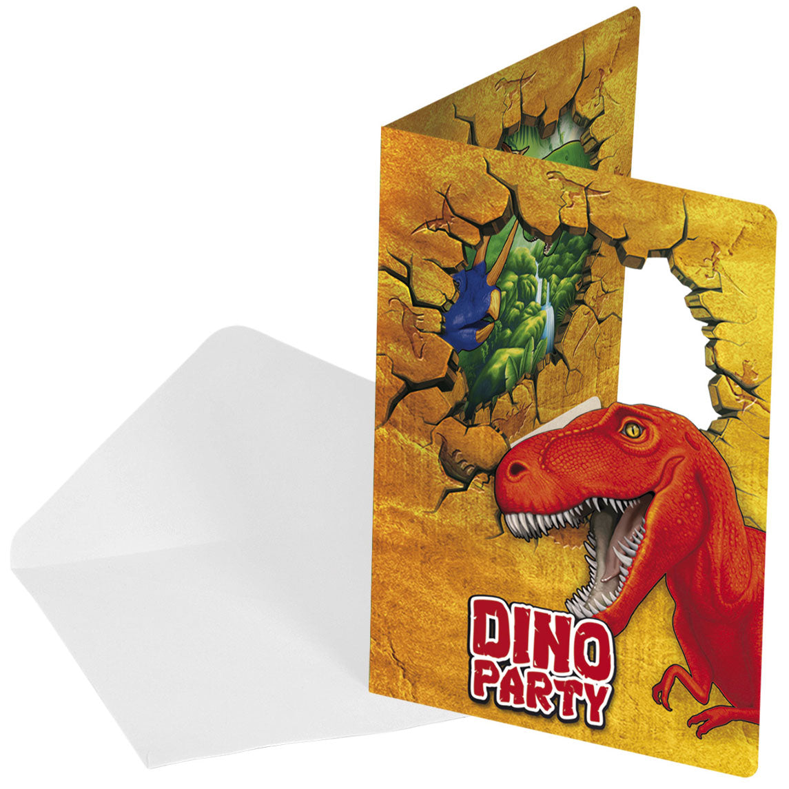 Folat BV Dino Einladungen, 6st.