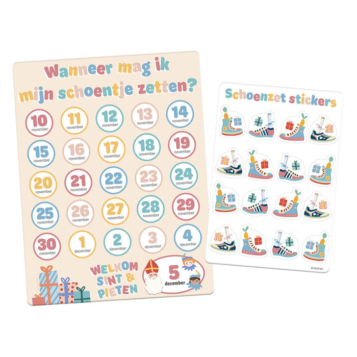 Folat bv Sankt-Nikolaus-Kalender Wann kann ich meinen Schuh anziehen?