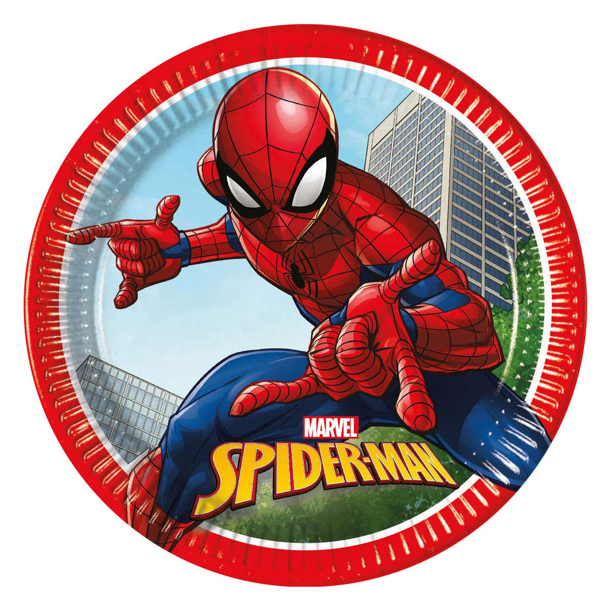 Pappteller FSC Spider-Man Crime Fighter, 8st.