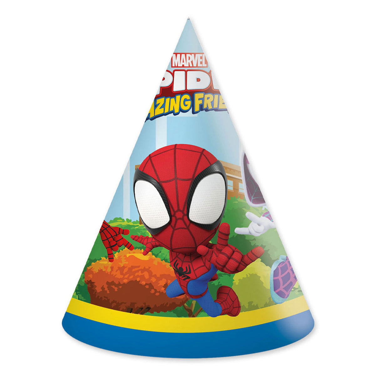 Globos Papierhüte FSC Spidey, 6 Stk.
