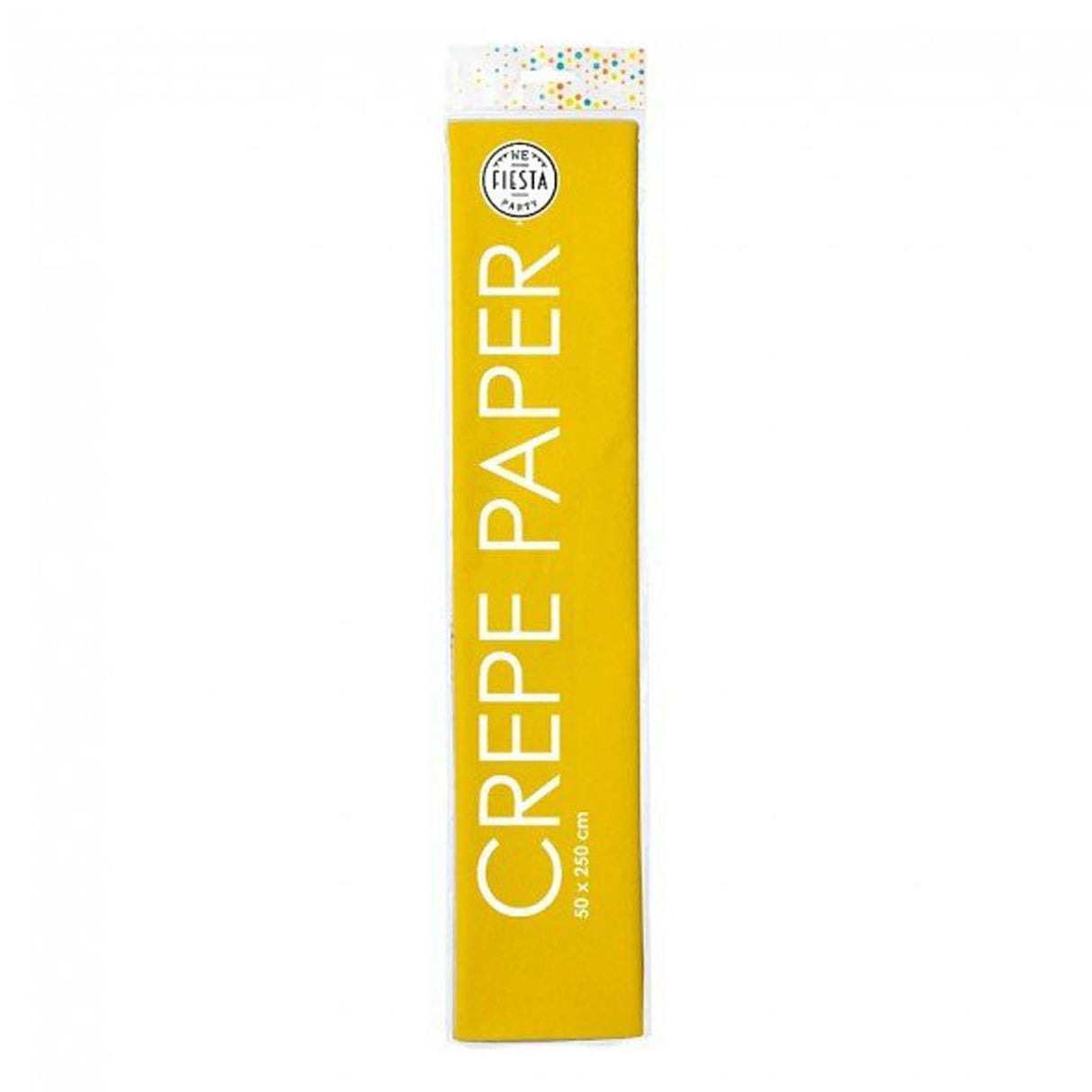 Globos Krepppapier gelb, 50x250cm