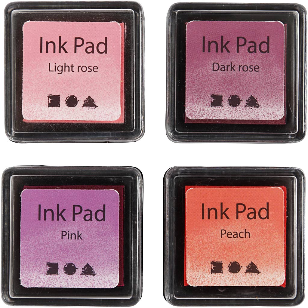 Creativ Company Stamp Tinte Pink Töne, 4st.