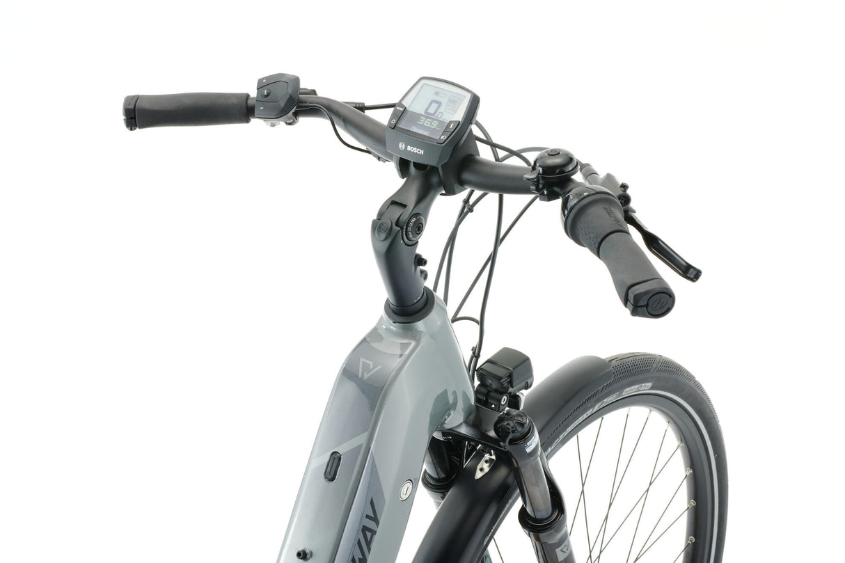 Conway Elektro-Trekkingrad Cairon TF 2.7 625 mod. 24 ebike conw.cairon tf 2,7 625 28 42 wave 7sp grau