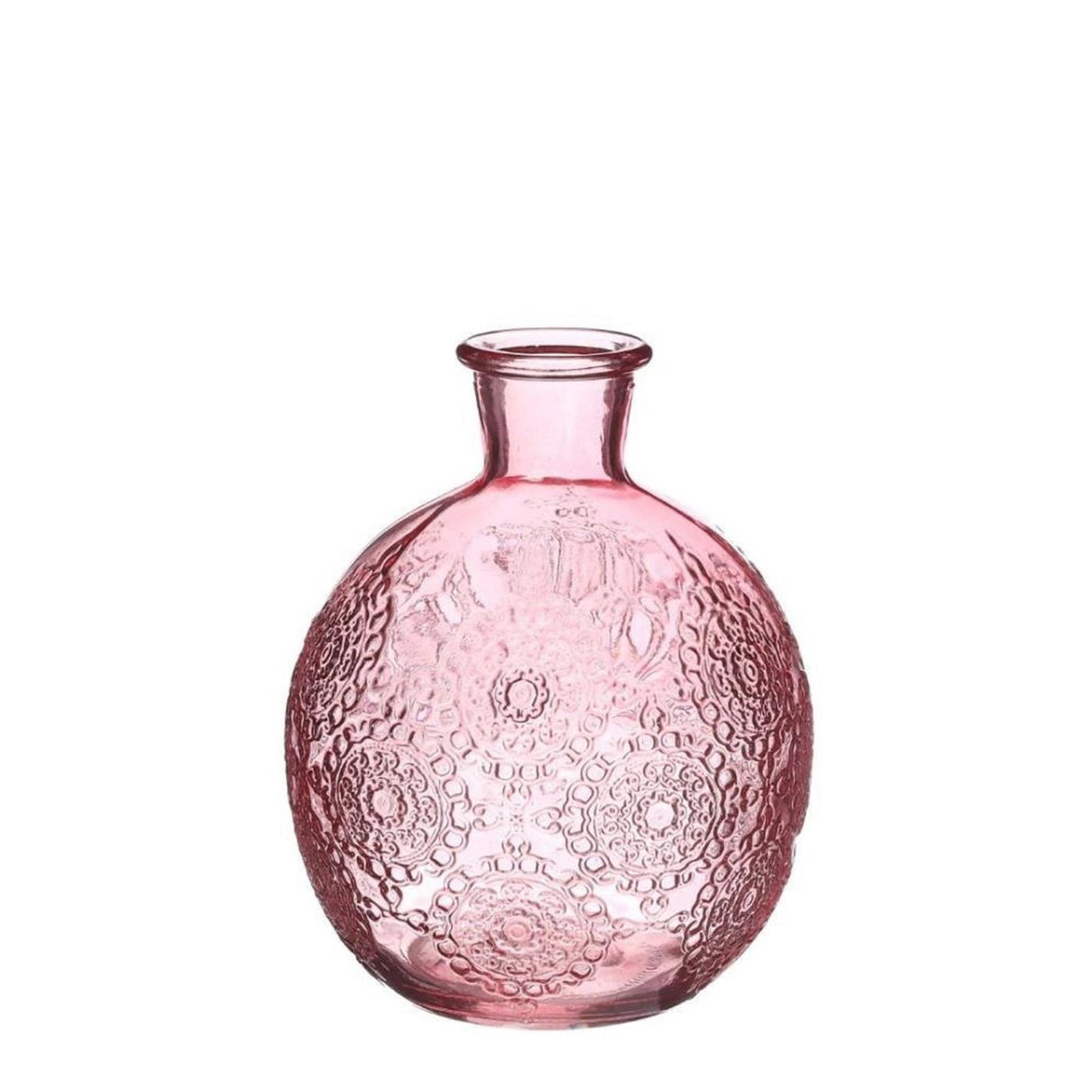 Ideen 4 Jahreszeiten Vase Bologna rosa ø9,5xh12cm