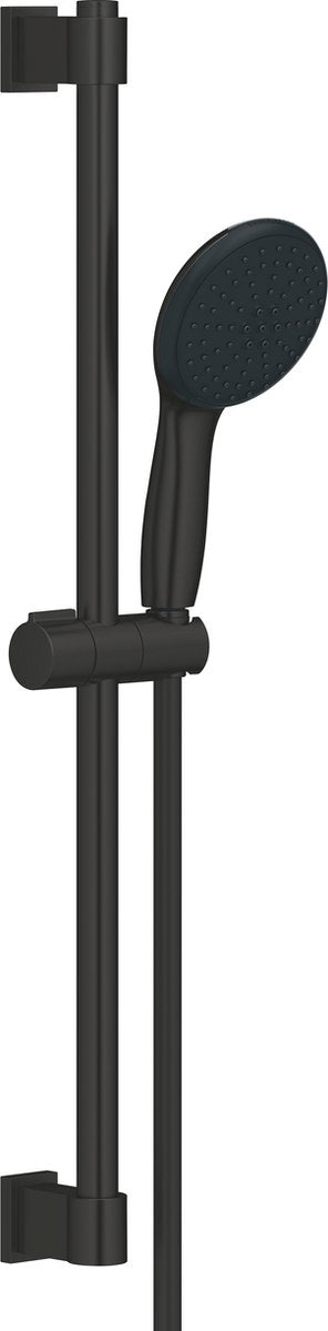 Grohe vitalio start 110 shower set - with shower rod - 2 spray types - water saving - matte black