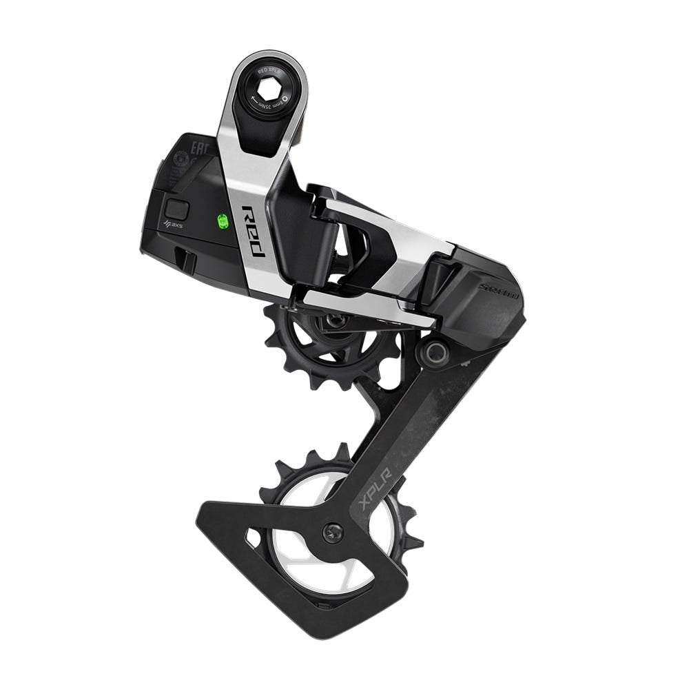 Sram Schaltwerk rot XPLR Axs E1 Schaltwerk. rote xplr achsen e1 10-46t silber