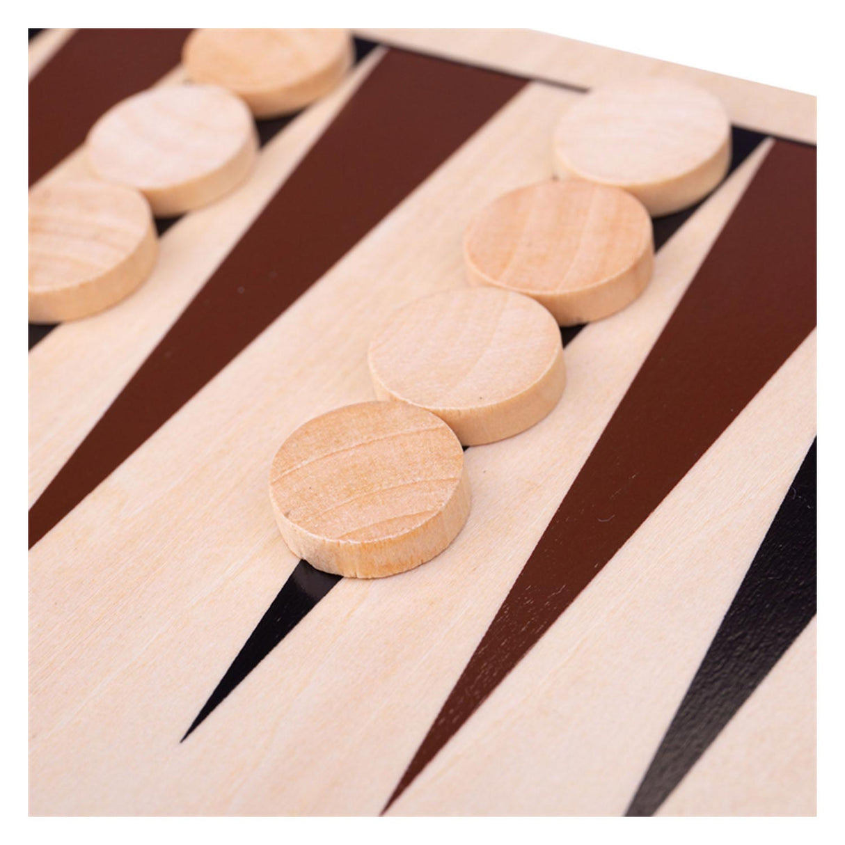Bigjigs Backgammon-Brettspiel aus Holz