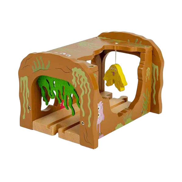 Bigjigs hölzerner Monstertunnel