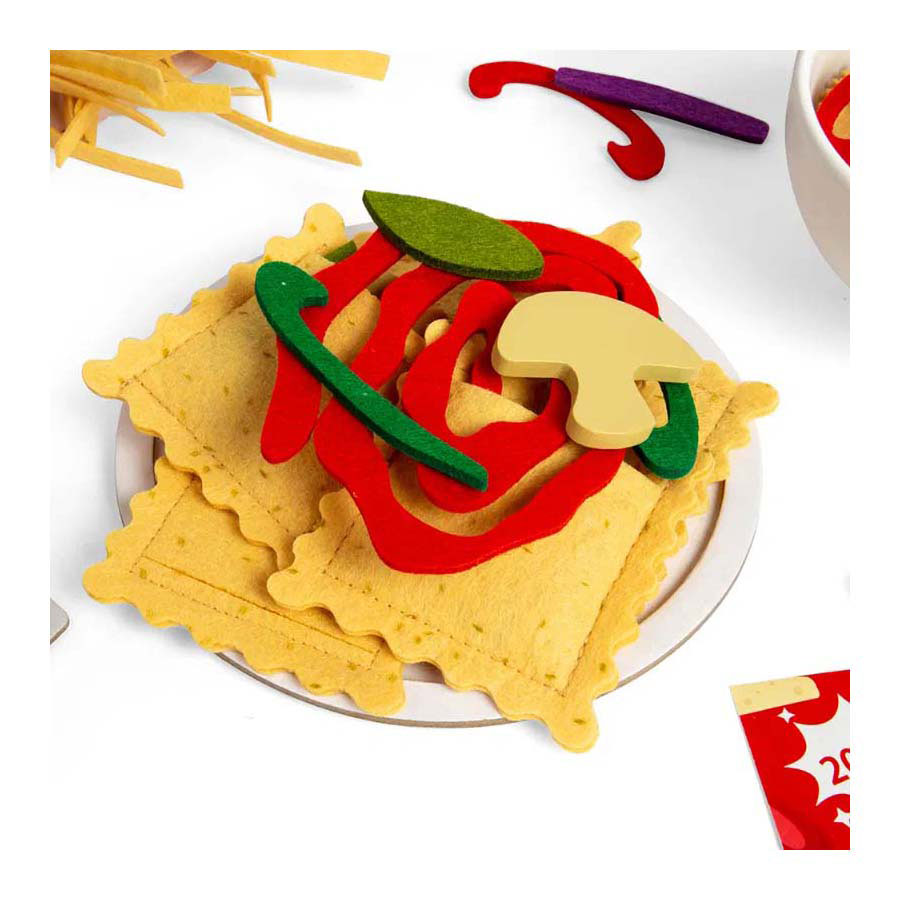 Bigjigs Pasta für zwei Spielset, 64 Stück.