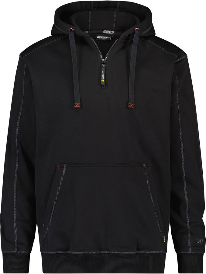 Dassy Kapuzenpullover Indy Schwarz XL