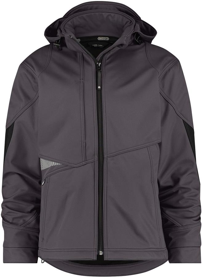 Dassy Gravity Softshell grau schwarz Größe XXL