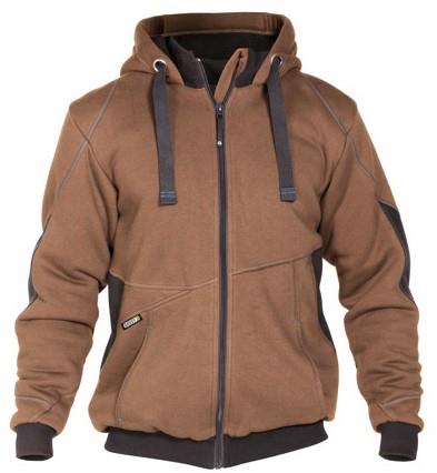 Dassy Sweatshirtjacke Pulsbraun Anthrazit M