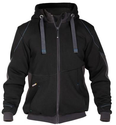 Dassy Sweatshirtjacke Pulse Night Blue Anthrazit L