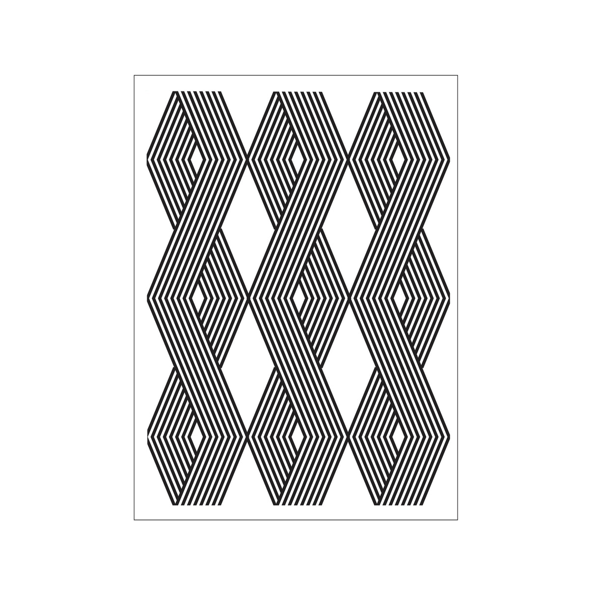 Darice • embossing sjabloon verticaal kabelprintpatroon