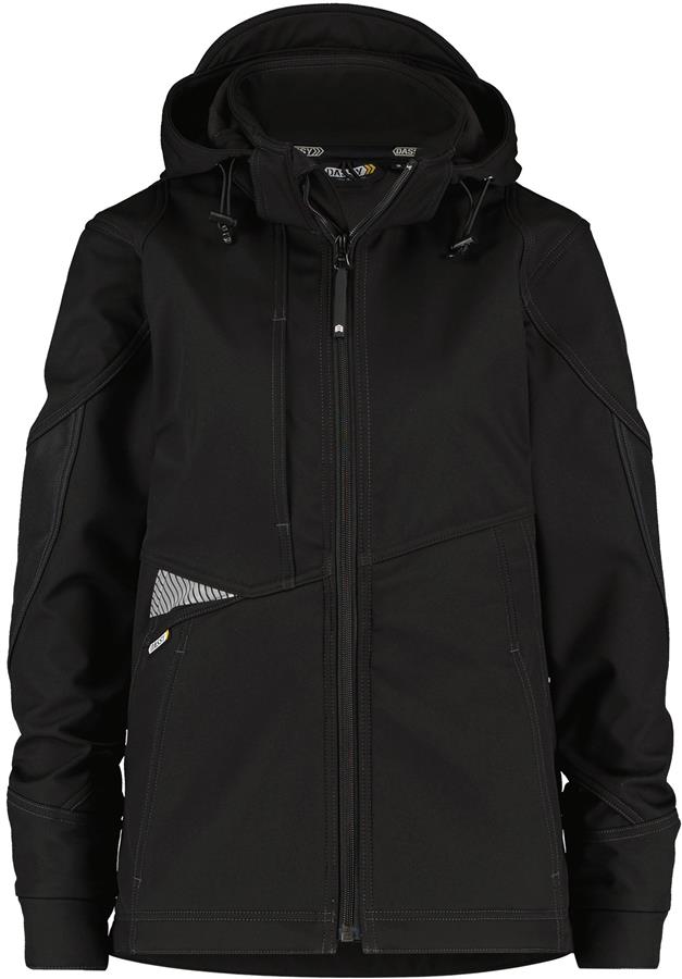 Dassy Gravity Damen Softshell schwarz l