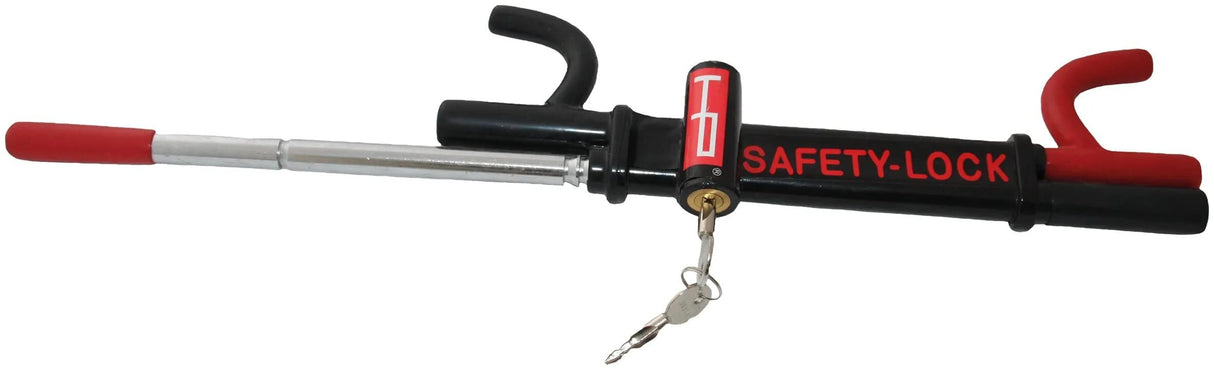 HP Lenkradschloss Sicherheitsschloss Lenkradkralle Safet Lenkrad D=29-35 cm