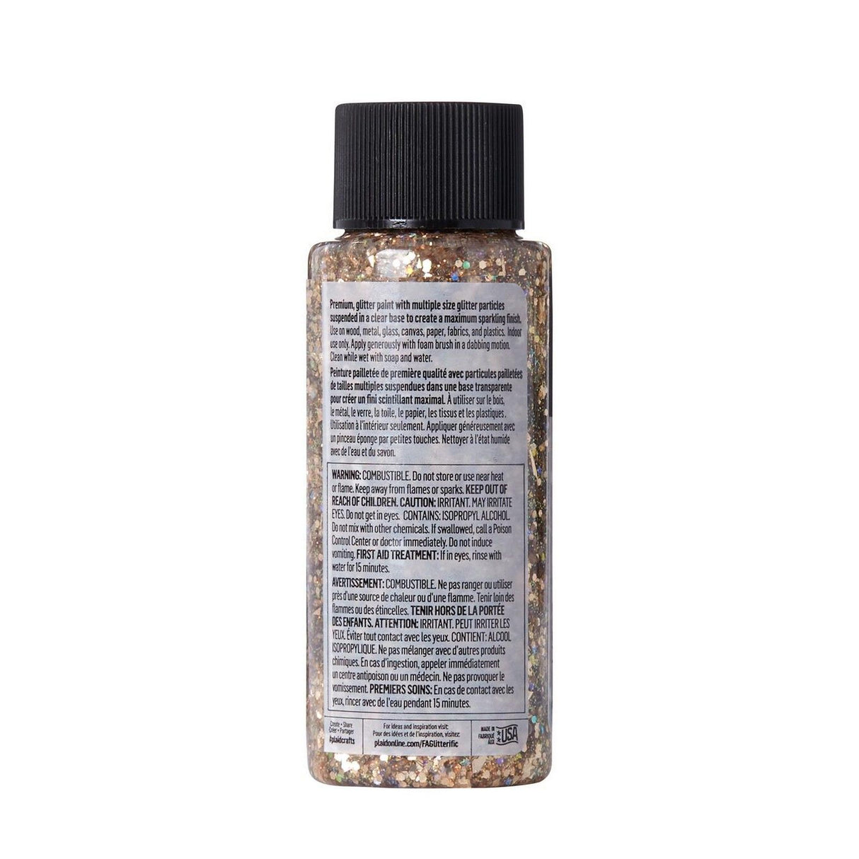 Folkart • glitzernde Farben Roségold 59 ml