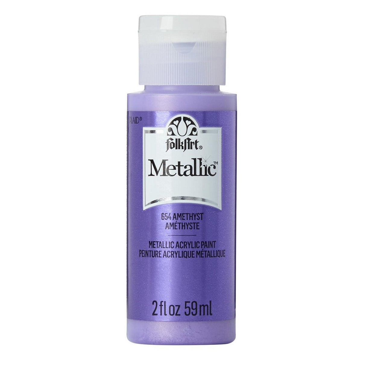 Folkart • Metallic-Acrylfarbe Amethyst 59 ml
