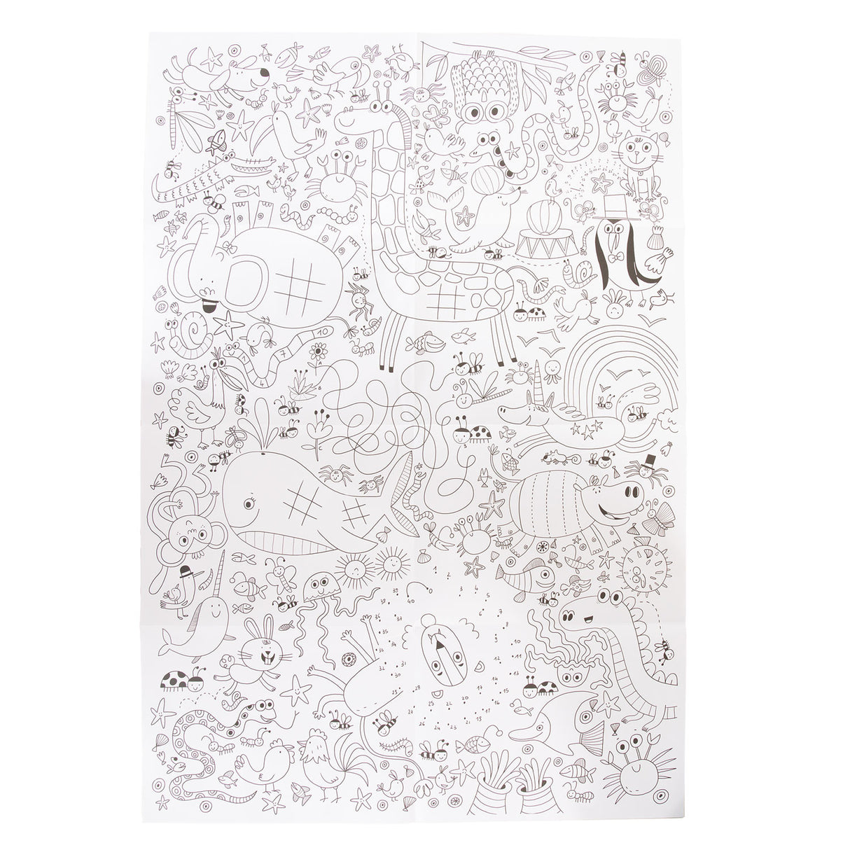 Wins Holland Mega-große Tischdecke zum Ausmalen, 98 x 68 cm