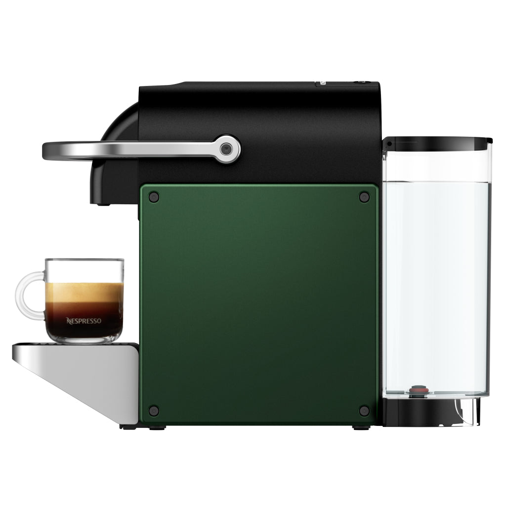 Krups xn3063 Nespresso Pixie Kaffeekapselmaschine dunkelgrün schwarz