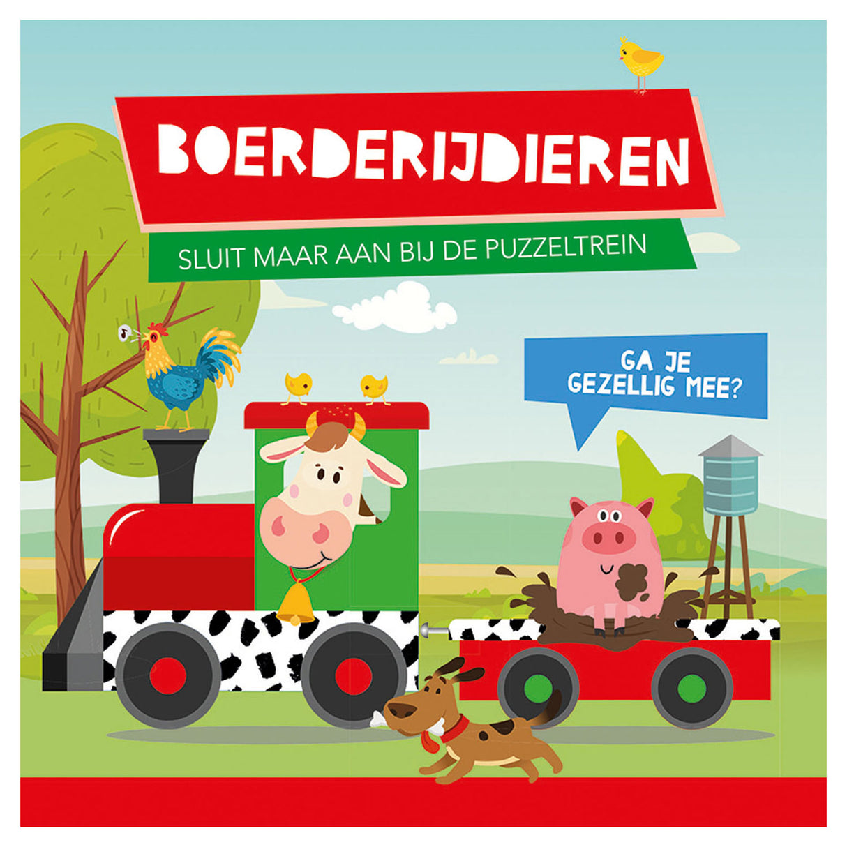 Lantern Publishers Buch und Puzzle trainieren Nutztiere