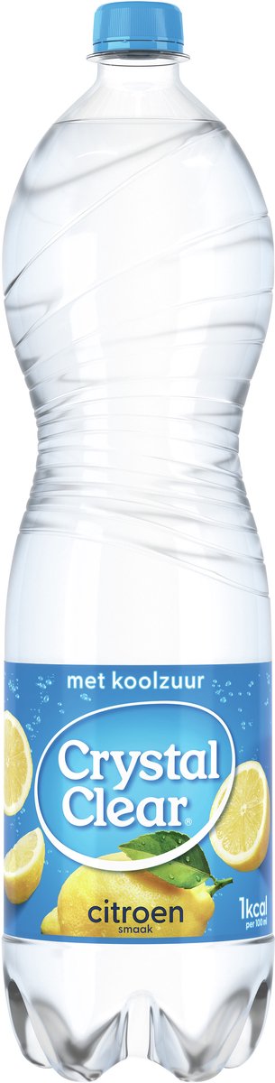 Crystal clear - citroen - 6 x 1,5 liter - koolzuurhoudend