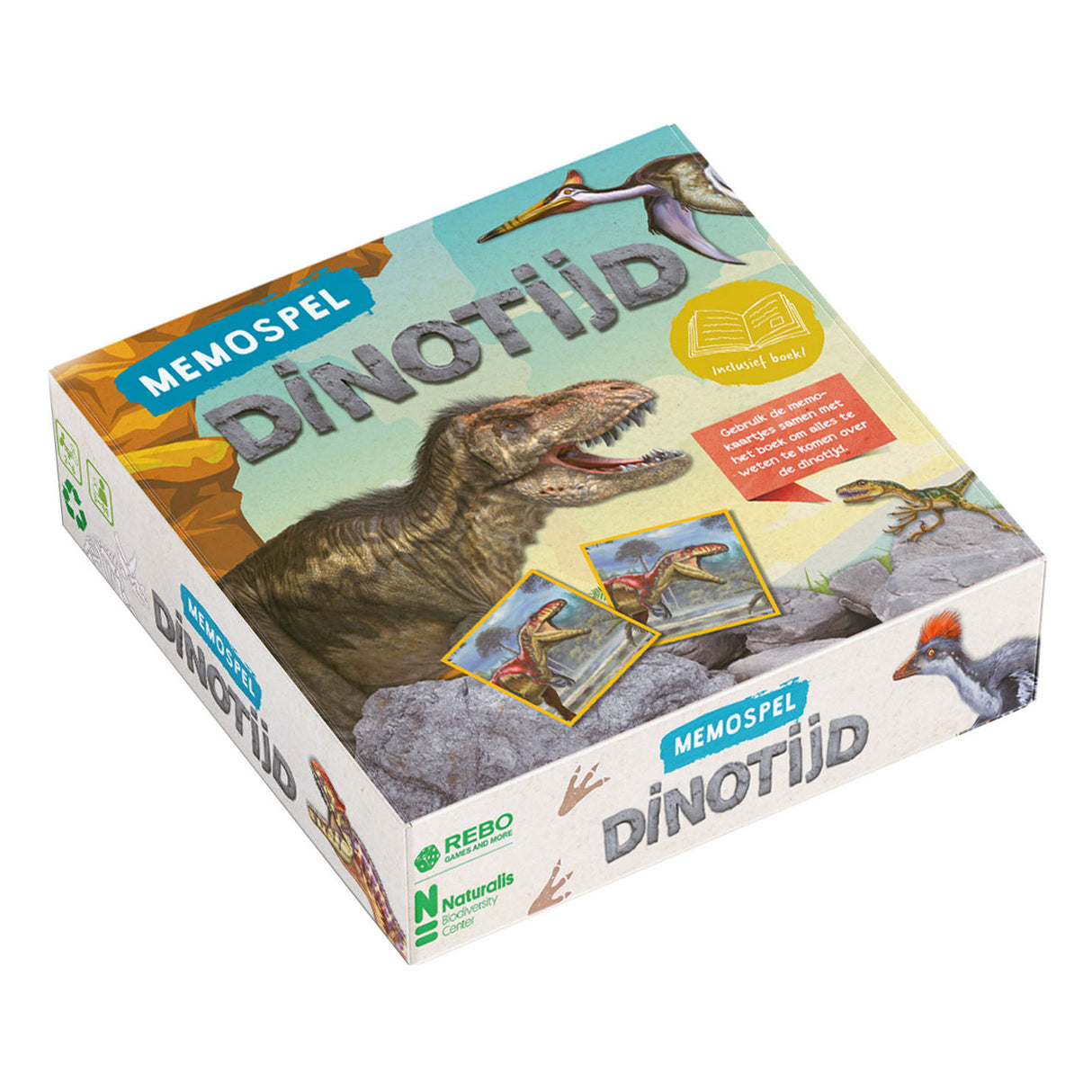 Rebo Publishers Memo-Spiel Dino Time