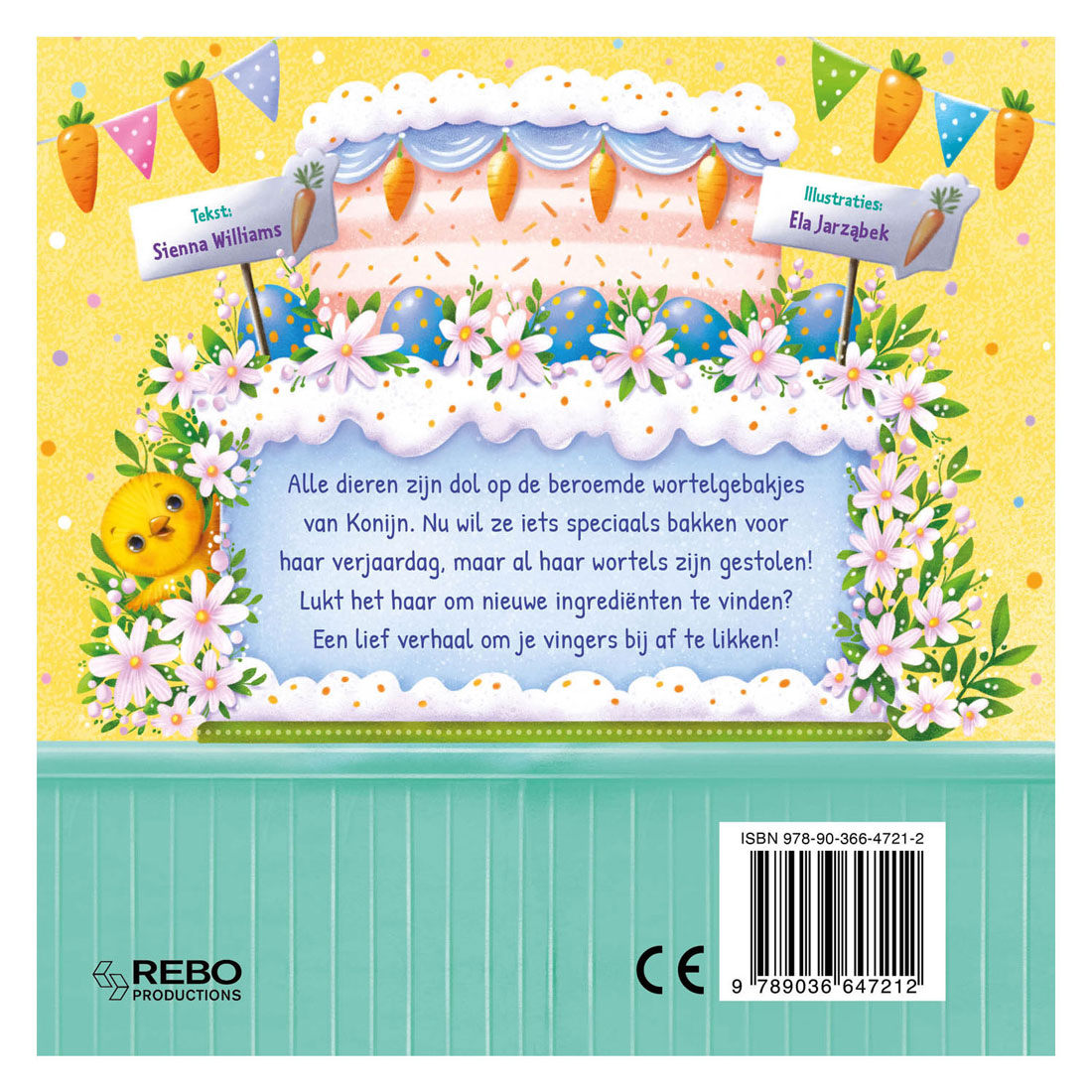 Der Hase des Rebo-Verlags wird backen