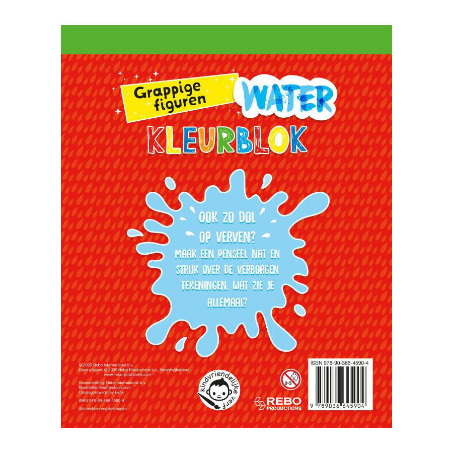 Lustige Aquarell-Blockfiguren von Rebo Publishers