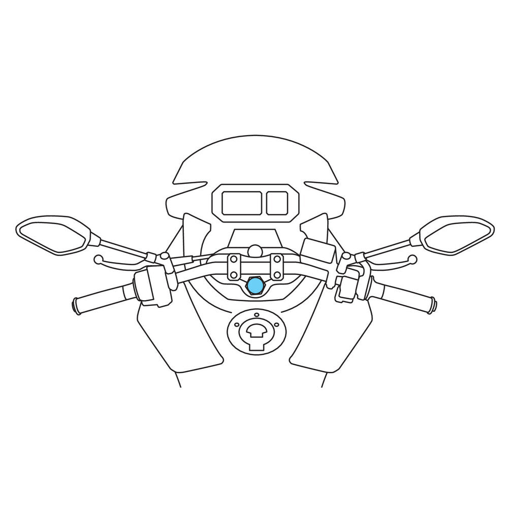 LAMPA Opti-Rohrlenkrohrbestätigung für Motorräder Ø13.5-14,7 mm