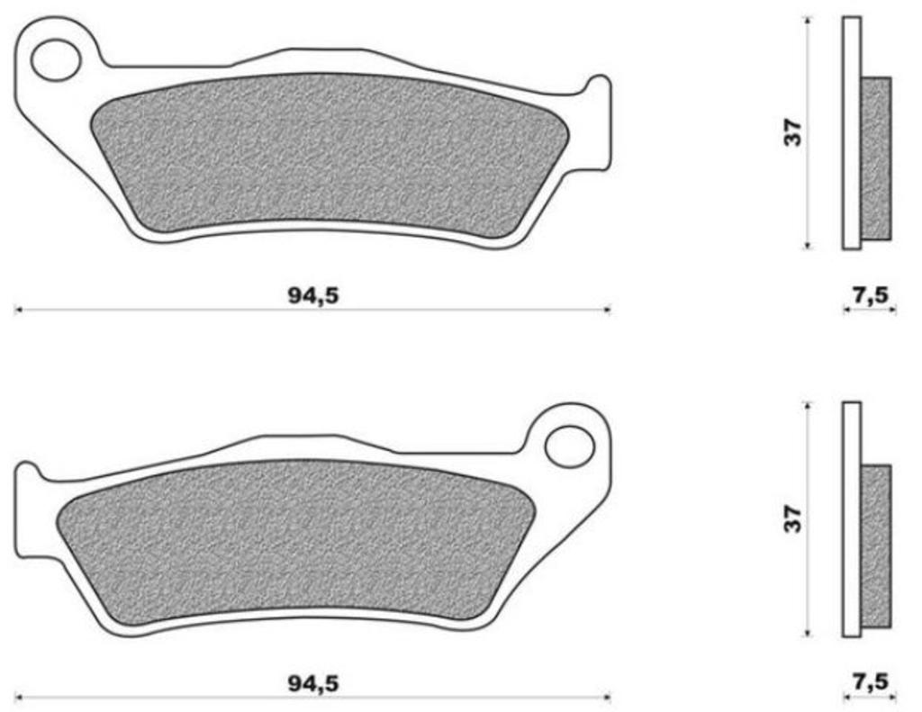 Newfren Bremsblock Set FD0186