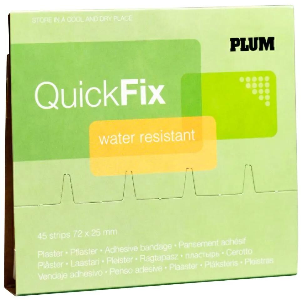 Pflaumenpflaster Quickfix wasserfester Gips wasserfest 45 Stück Nachfüllpackung
