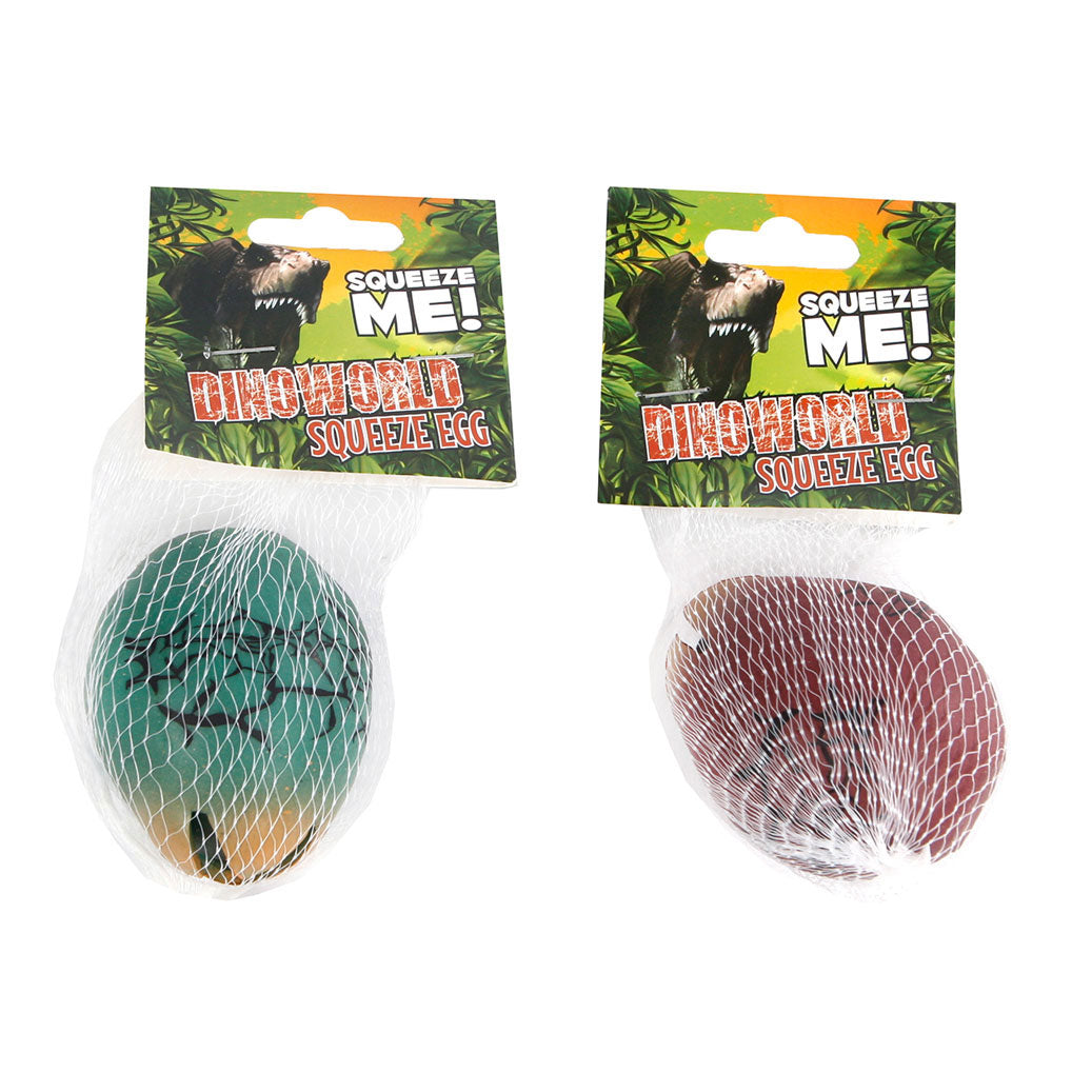 Dinoworld Anti-Stress-Quetsch-Ei mit Dinosaurier-Figur