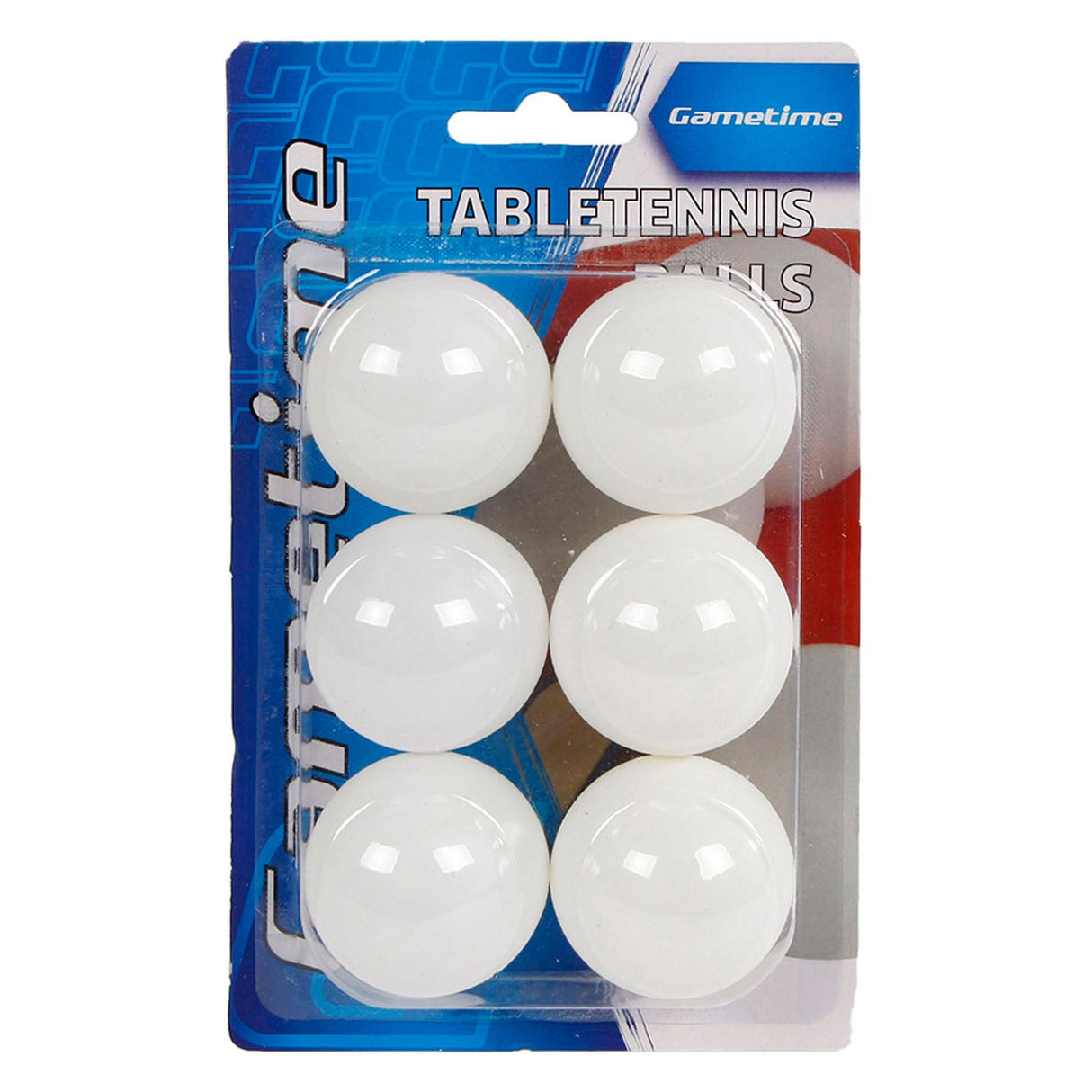 Gametime Table Tennisbälle, 6st
