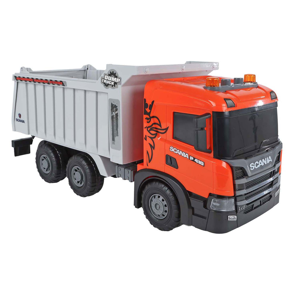 2-Spiel-Scania-LKW-Kipper-Reibung mit Licht und Ton