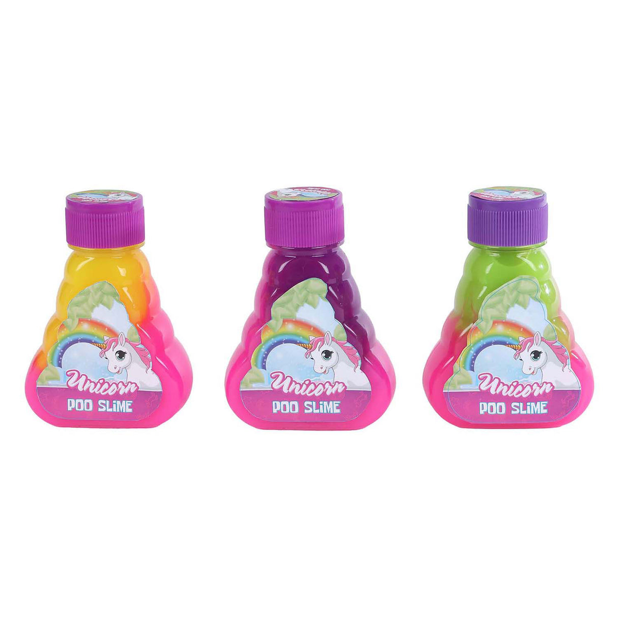 Einhorn-Regenbogen-Poo-Schleim, 10,5 cm