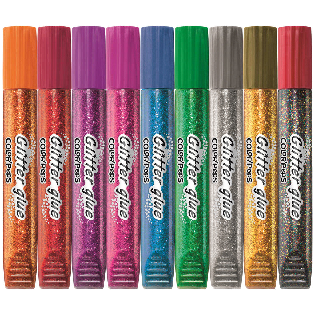Maped Color Peps Glitzerkleber 9 Farben 10,5 ml