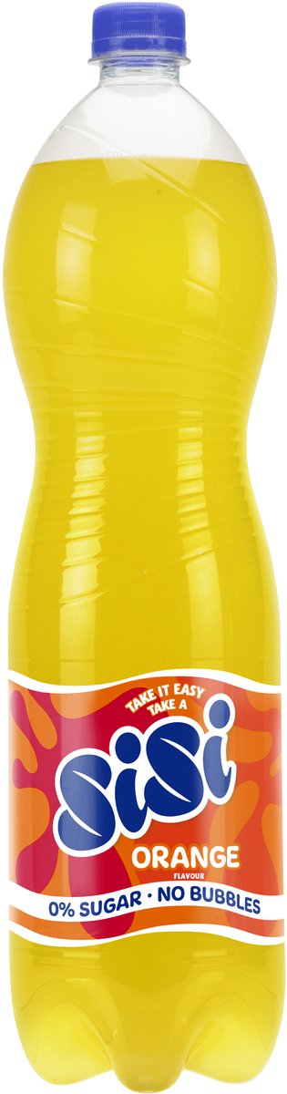 Sisi - orange - zero sugar - 6 x 1,5 liter - voordeelverpakking